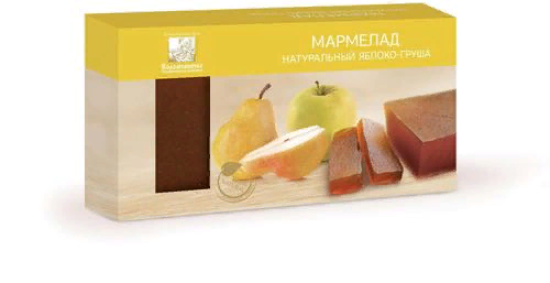 №2 Мармелад пластовый 210г ЯБЛОКО-ГРУША во Владимире