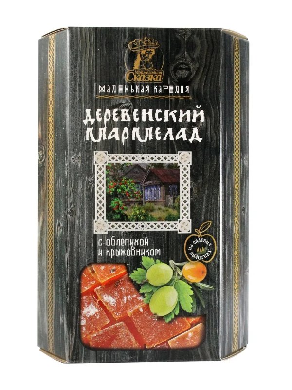 №2 Мармелад деревенский "С крыжовником и облепихой" 300г во Владимире